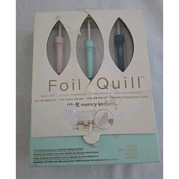 American Crafts We R Memory Keepers Foil Quill Heat Pen All-in-one 12-piece Kit - Picture 1 of 5